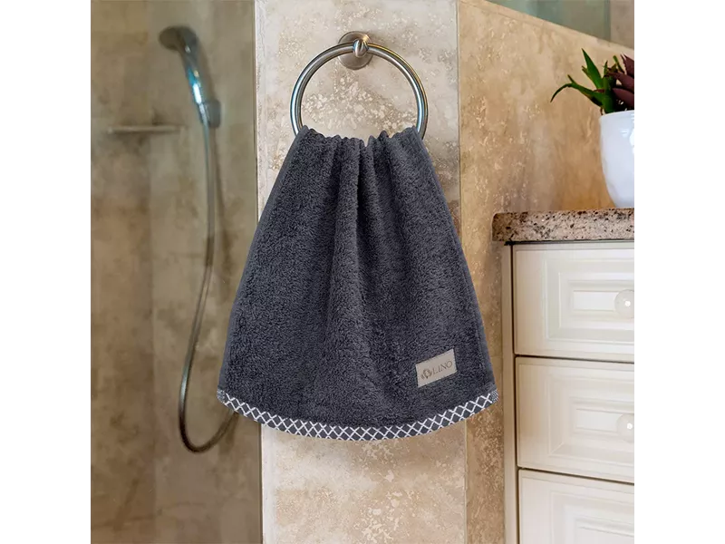 LINO Πετσέτα Χεριών (30x50) Marley Ανθρακί