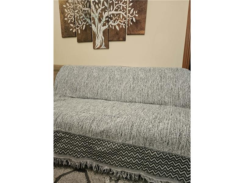 Σετ Ριχτάρια 2τεμ Σενίλ Ζικ Ζακ Γκρι Ανοιχτό