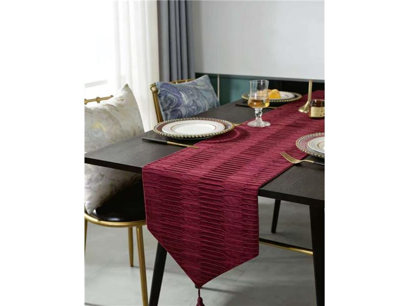Τραβέρσα (30X200) Mcdecor 2026 Burgundy - MCDECOR