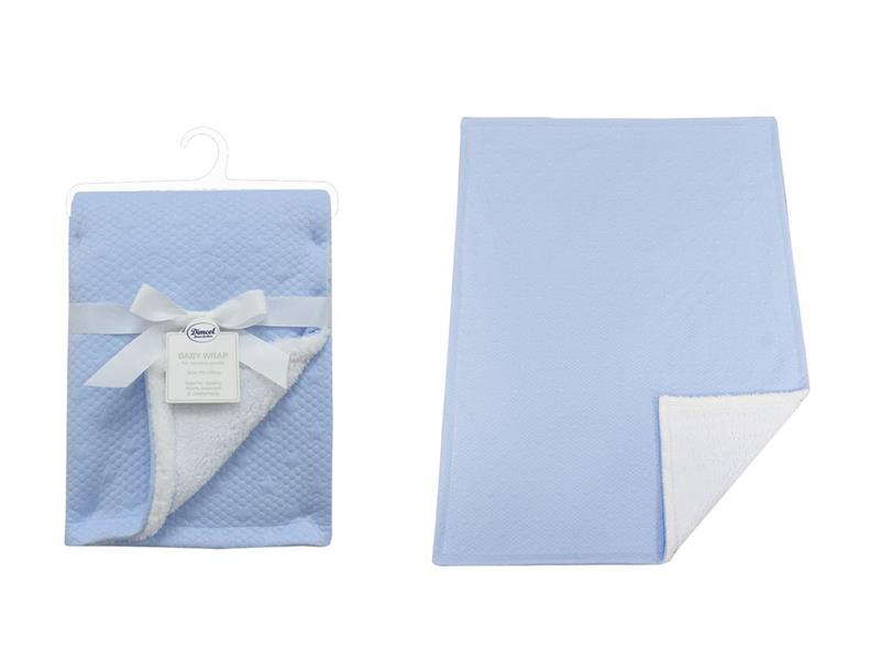 Κουβέρτα Air Layer Jacquard bebe 500 gr/m² Stars 18 75X100 Sky Blue 100% Polyester
