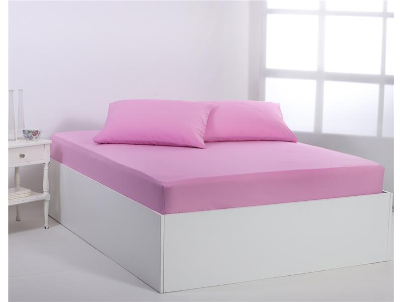 Βαμβακερό σεντόνι essentials (105cm x 200cm + 35cm) pastel levander