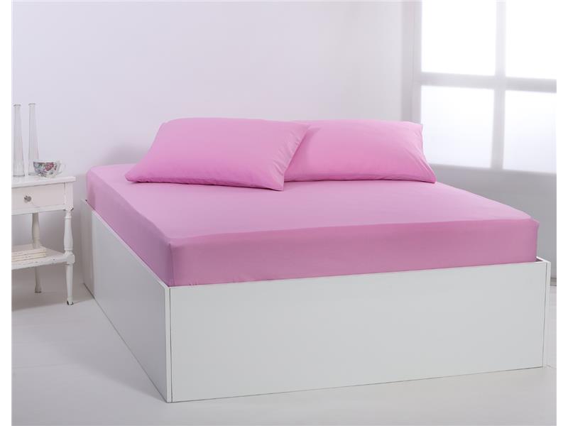 Βαμβακερό σεντόνι essentials (165cm x 200cm + 35cm) pastel levander