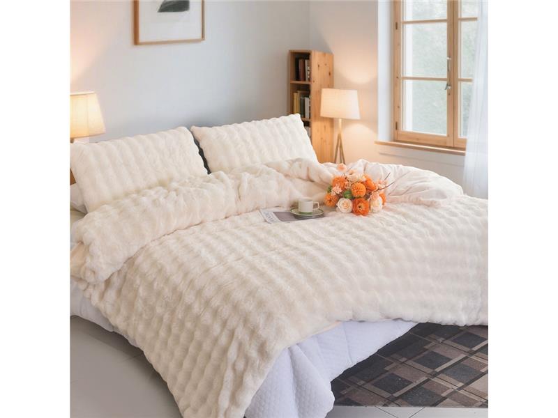 Παπλωματοθήκη Μονή (Σετ) (160X240) Mcdecor Rabbit Wht - MCDECOR