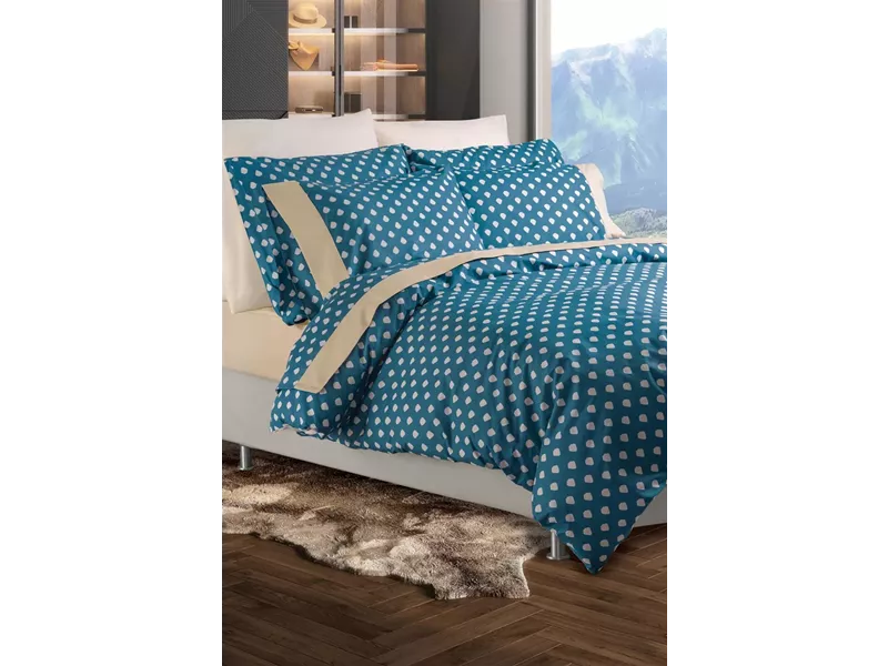 ΣΕΤ ΘΗΚΗ Υ/Δ DROPS 220X240CM 2*50X70CM 100% COTTON 144TC