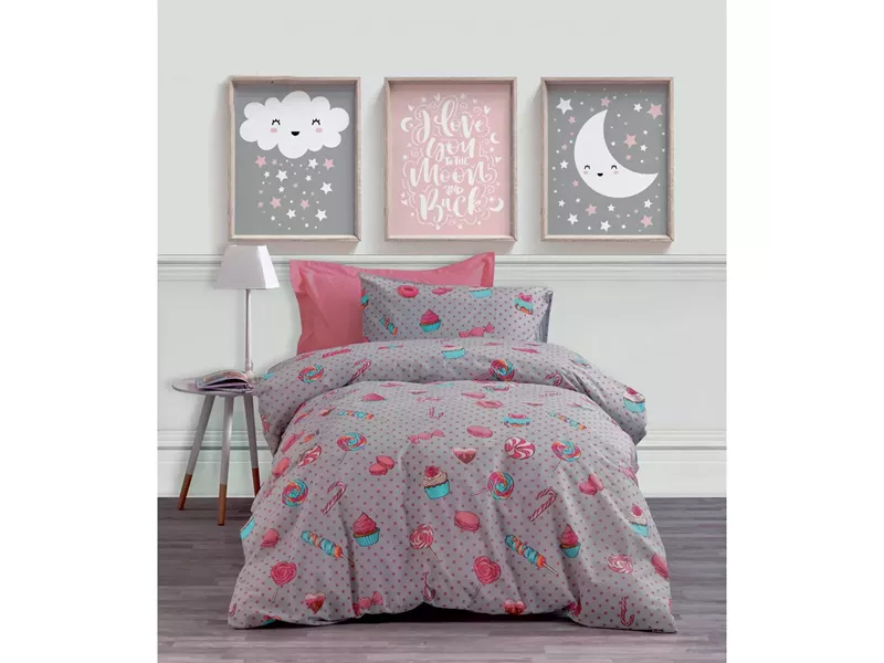 ΣΕΤ ΠΑΠΛΩΜΑΤΟΘΗΚΗ ΜΟΝΗ CUPCAKES  160x240cm