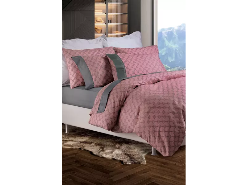 ΣΕΤ ΘΗΚΗ M  DIAMONDS  160Χ240CM 50X70CM 100% COTTON 144TC