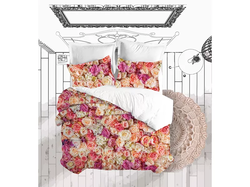 SPRING ΣΕΤ ΚΟΥΒΕΡΛΙ KING  240X250CM  220 ΤC 100% COTTONSATIN
