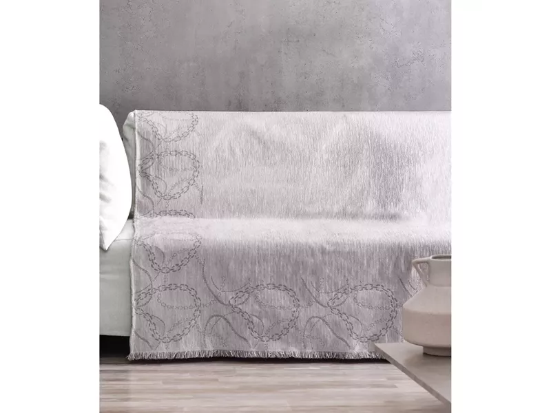CADENA SILVER  ΔΙΘΕΣΙΟ ΡΙΧ  180Χ250 100% COTTON
