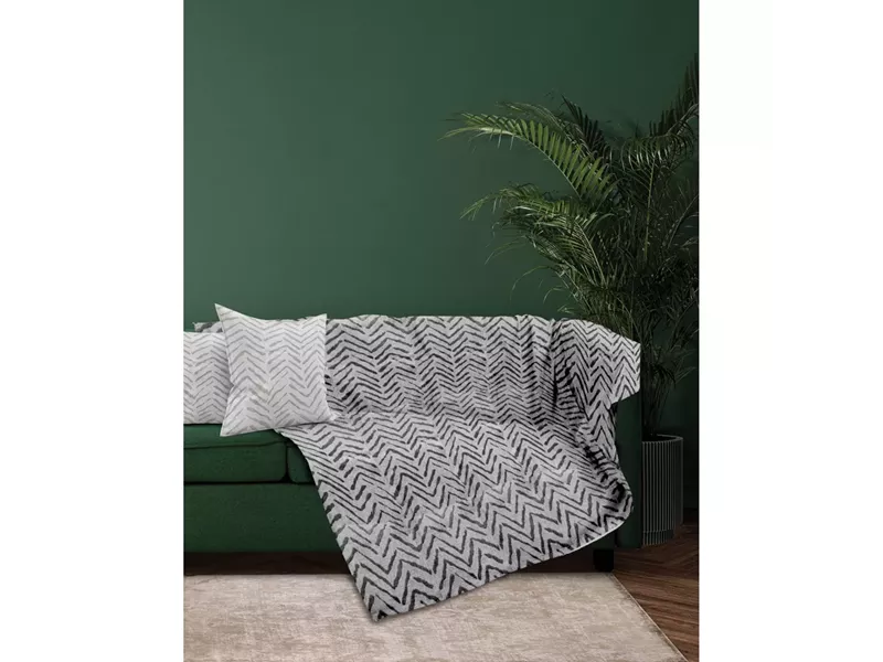 ΔΙΘΕΣΙΟ.ΡΙΧΤΑΡΙ MONZA GREY 180Χ250 100% CHENILLE