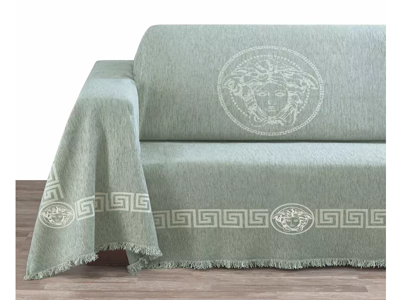 OLYMPUS2  ΜΟΝΟΘΕΣΙΟ ΡΙΧΤΑΡΙ  GREEN 180Χ180CM 100% CHENILLE
