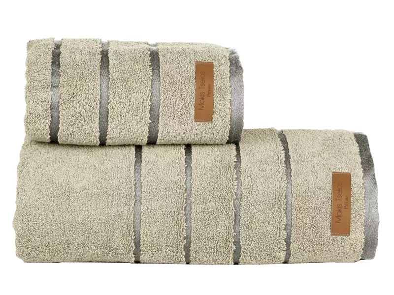 ΣΕΤ ΠΕΤΣ. 2ΤΕΜ PRIVE PAPYRUS 50X90cm 90X150 100% COTTON 600gsm