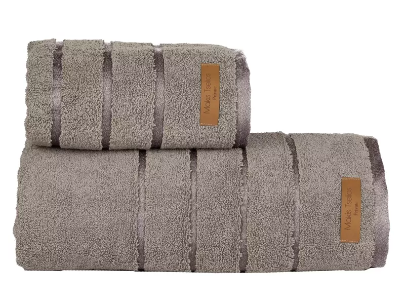 ΣΕΤ ΠΕΤΣ. 2ΤΕΜ PRIVE SILVER 50x90 90x150 100% COTTON 600gsm