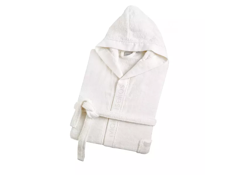 HELMI1 ΜΠΟΥΡΝΟΥΖΙ (WHITE) LARGE KOYKOYΛΑ 420GSM 100% COTTON