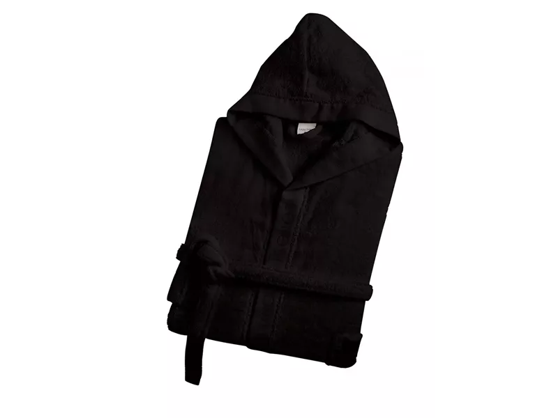 HELMI3 ΜΠΟΥΡΝΟΥΖΙ (BLACK) MEDIUM  KOYKOYΛΑ 420GSM 100% COTTON