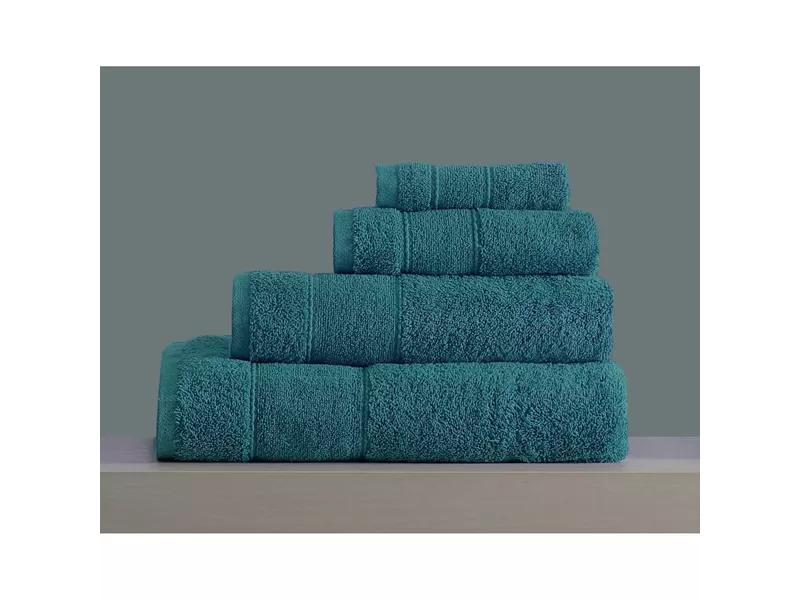 ΣΕΤ ΠΕΤΣΕΤΕΣ LILLIE No4  PETROL  4 TEM(80X150,50X90,30X50,30X30) 100% Cotton 500gsm