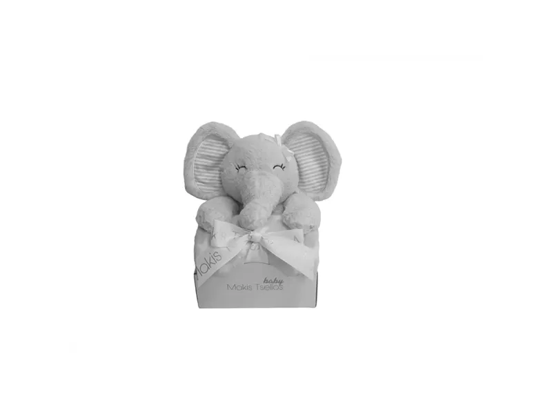 ELEPHANT GREY ΔΙΑΚΟΣΜΗΤΙΚΟ ΚΟΥΚΛΑΚΙ ΜΕ ΚΟΥΒΕΡΤΑ 