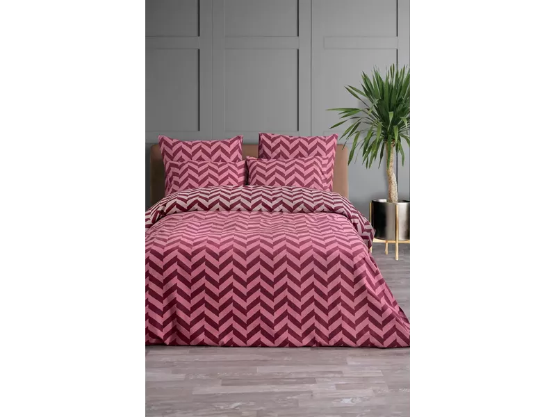ΣΕΤ ΣΕΝΤ KING FLAT ZIC ZAC 1 (RED) FLANNEL 2*260X280CM 2*50X70CM 100% COTTON FLANNEL