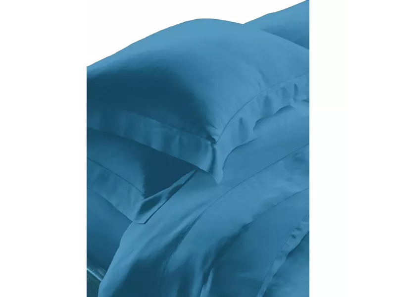 AZUR  PETROL7 ΣΕΤ ΣΕΝTΟΝΙΑ KING 260x270cm  2*50Χ70CM 100% COTTONSATIN 230TC