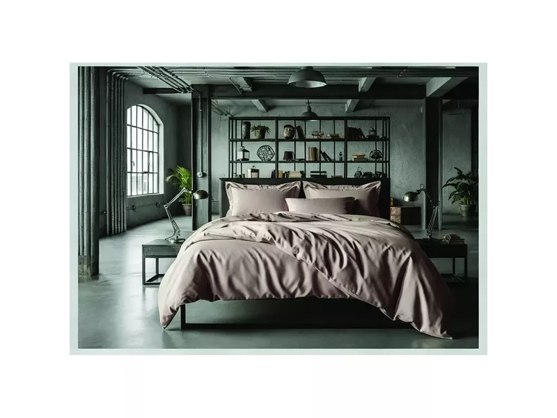 ΣΕΤ ΣΕΝΤ KING ΧΛ  LOFT BEIGE 2*270Χ290CM 2*50X70CM 100% COT/SATIN 210TC