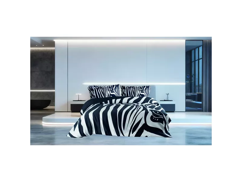 ΠΑΠΛΩΜΑ  Υ/Δ ZEBRA 220X240 CM  100% COTTON SATIN 210TC