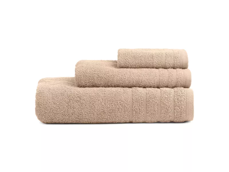 Πετσέτες Μπάνιου Σετ 3 τμχ ADAM HOME (500gsm) Beige 15
