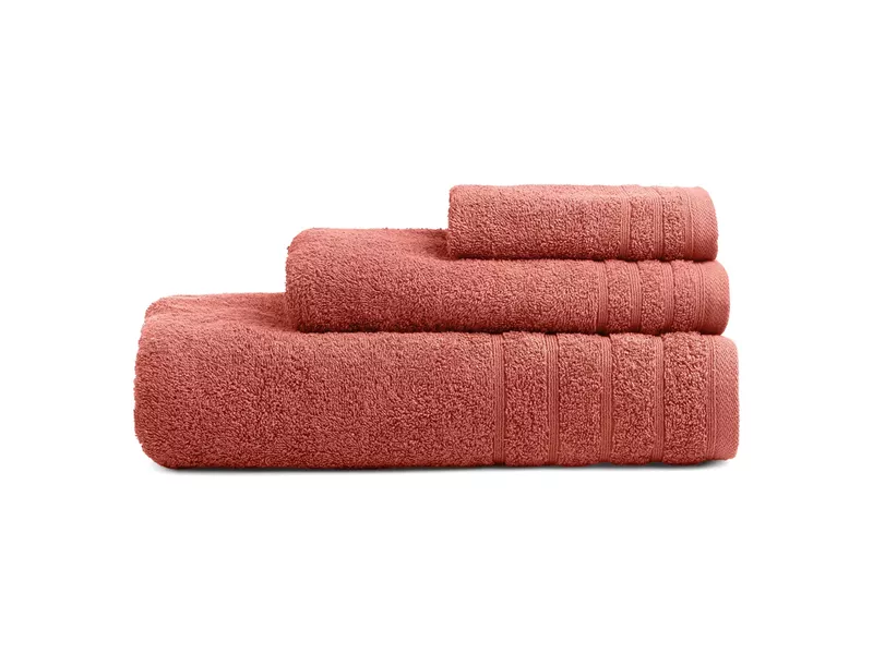 Πετσέτες Μπάνιου Σετ 3 τμχ ADAM HOME (500gsm) Opal Rose 64