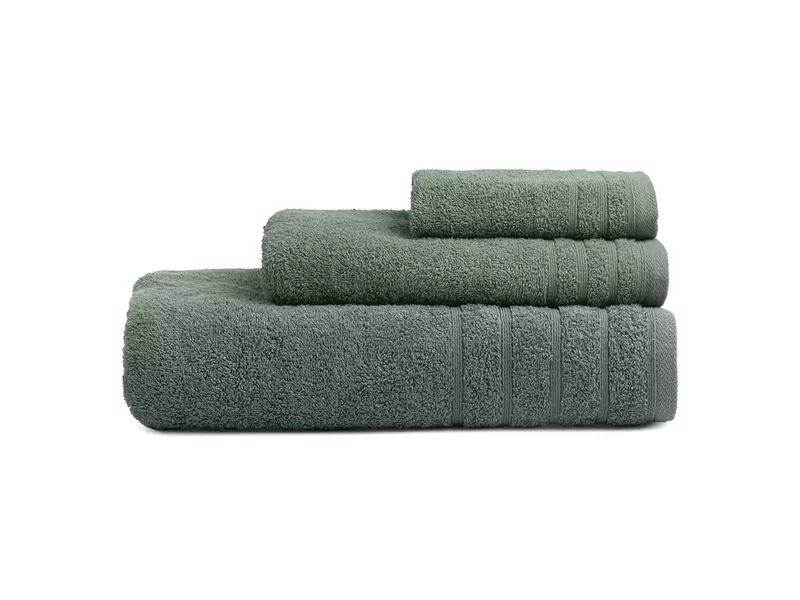 Πετσέτες Μπάνιου Σετ 3 τμχ ADAM HOME (500gsm) Green 71