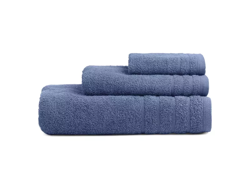 Πετσέτες Μπάνιου Σετ 3 τμχ ADAM HOME (500gsm) Denim 09
