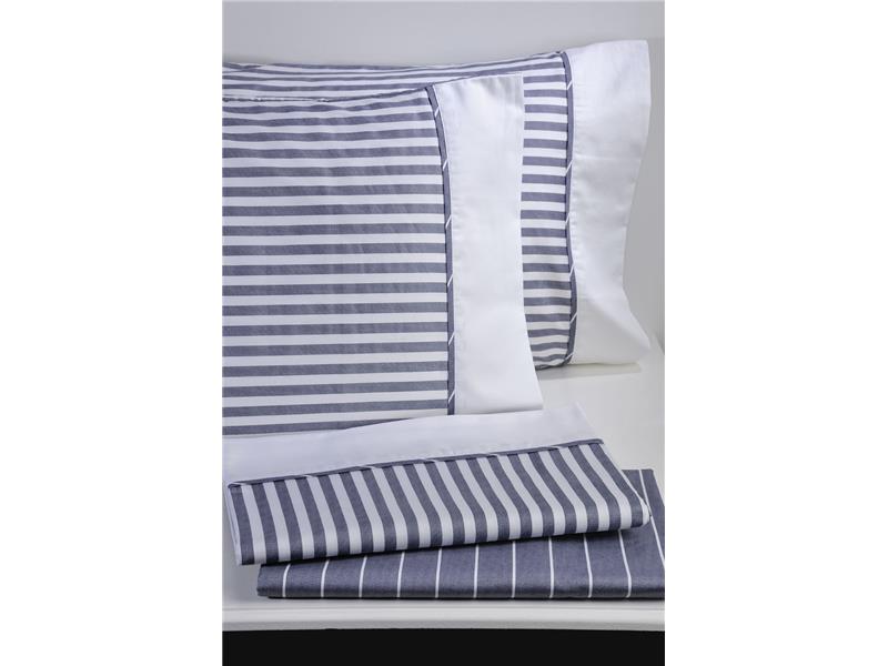 Σετ Σεντόνια Down Town S-878 Elvira Stripe Blue
