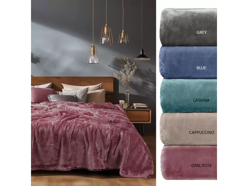 ΚΟΥΒΕΡΤΑ ΥΠΕΡΔΙΠΛΗ 220X240 ADAM HOME 700   - Opal Rose