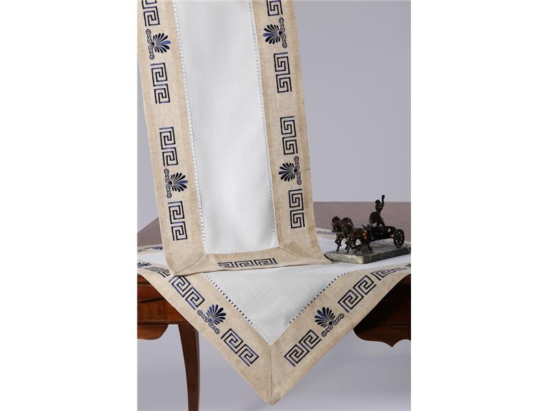 Τραπεζομάντηλο WH19-010 (160cm x 250cm) μπλέ