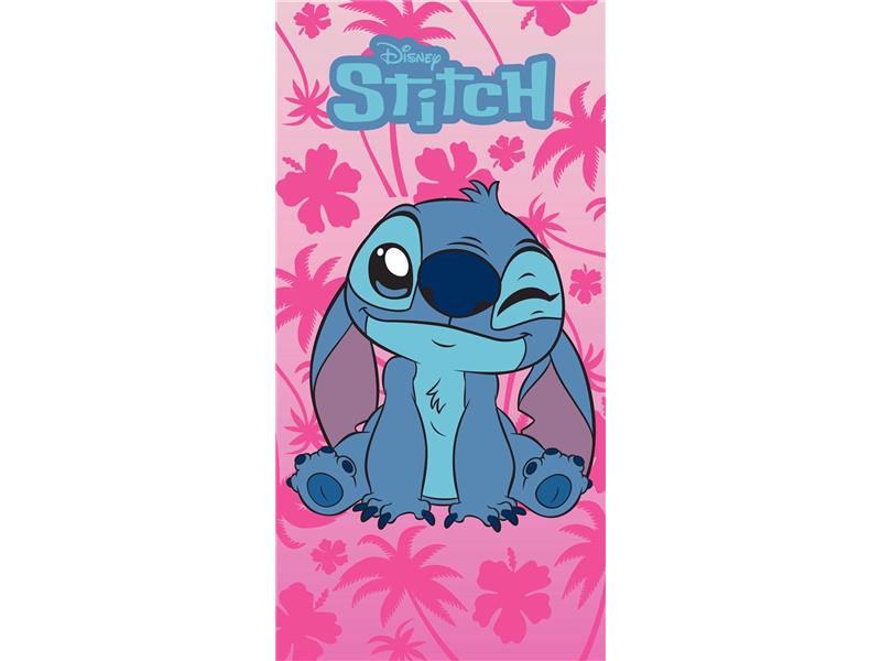 Πετσέτα Θαλάσσης Quick Dry Disney Home Lilo & Stitch 189 70X140 Pink 100% Microfiber