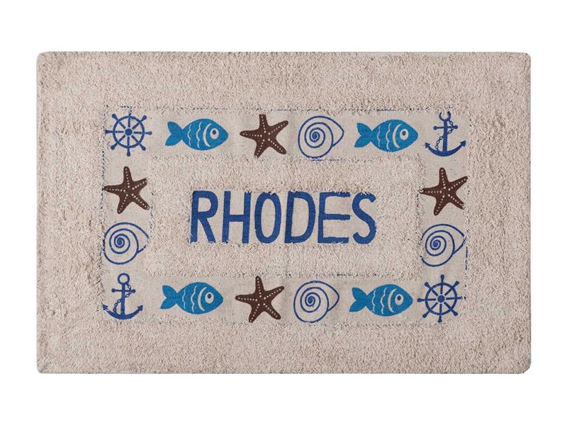 Πατάκι ψάρι RHODES (50cm x 80cm) μπλέ
