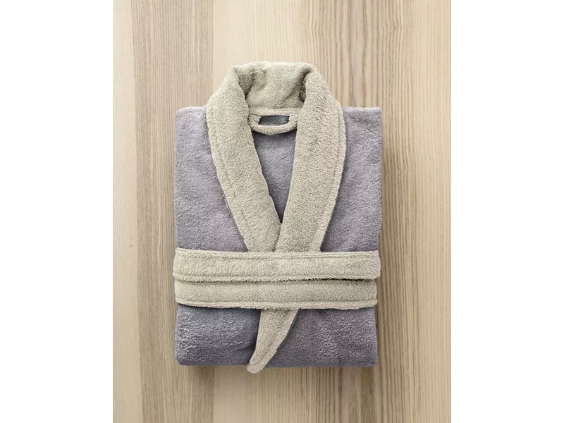 Μπουρνούζι Ease - Gray / Sand Beige