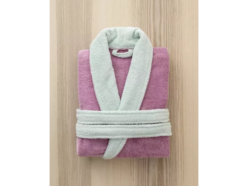 Μπουρνούζι Ease - Mauve / Mint