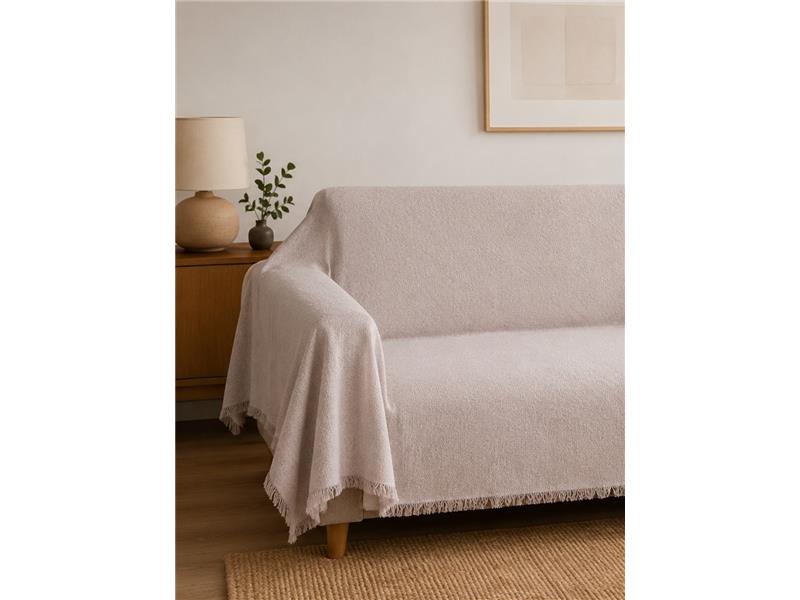 Σετ Ριχτάρια 3τεμ Βαμβακερά Plain Ivory