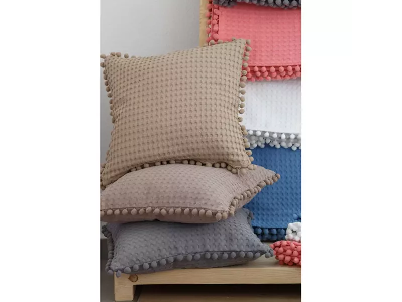 Μαξιλάρι Διακοσμητικό Waffle Cubic Σπαγγί 45 x 45 cm