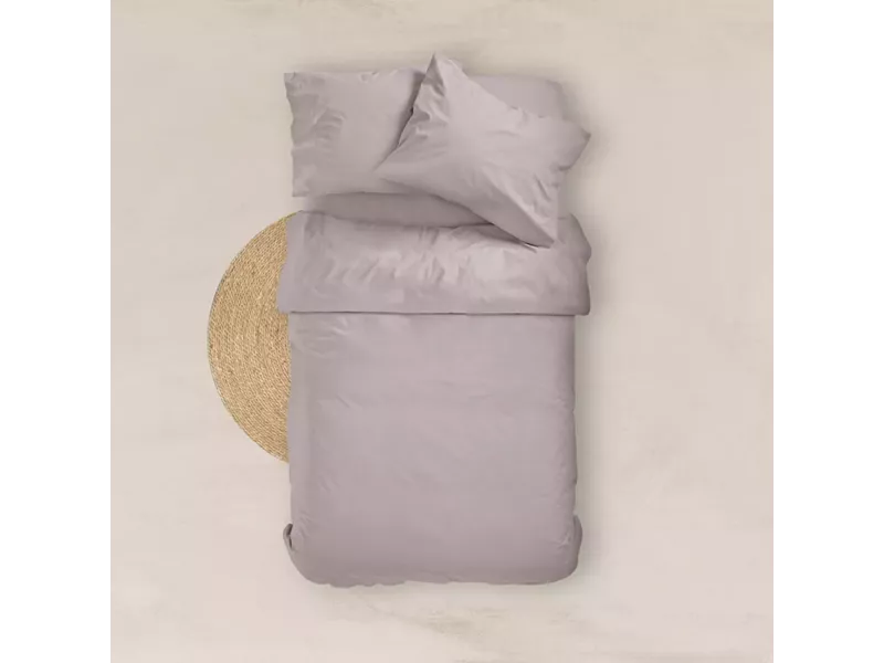 Σεντόνι Μονόχρωμο Solid Υπέρδιπλο 19.Γκρι 240 x 260 cm