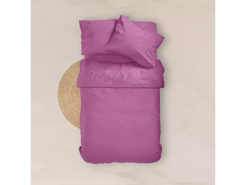Σεντόνι Μονόχρωμο Solid Διπλό 4.Μωβ 220 x 240 cm