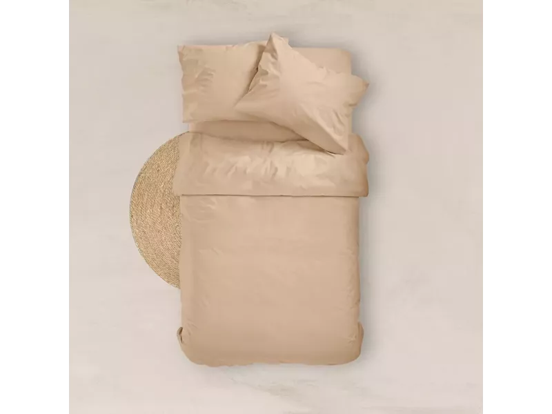 Σεντόνι Μονόχρωμο Solid Διπλό 8.Εκρού 220 x 240 cm
