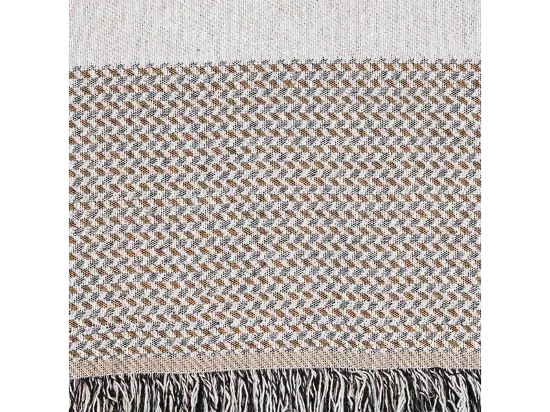 Ριχτάρι Βαμβακερό Διθέσιο Isla Μαύρο 180 x 250 cm