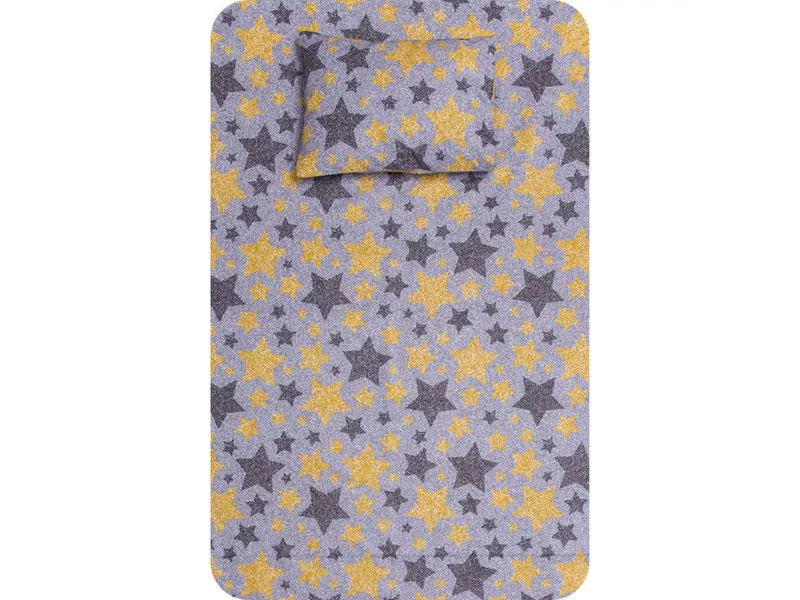 Σεντόνι Σετ 2ΤΜΧ Sky Μονό Γκρι 160 x 240 cm + 50 x 70 cm