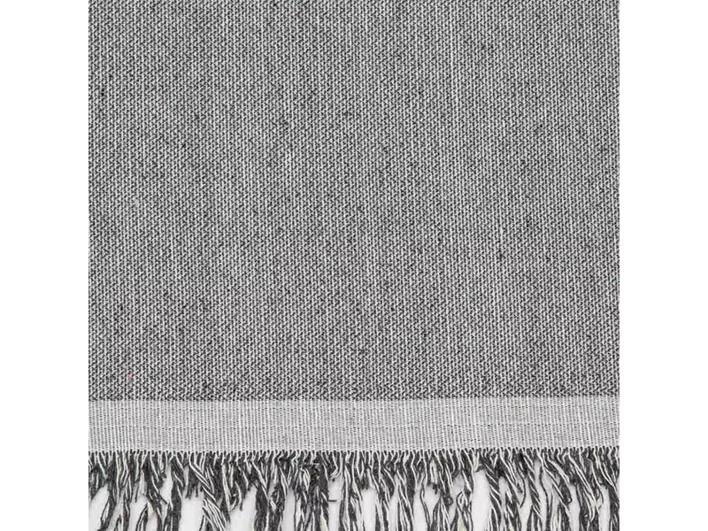 Ριχτάρι Βαμβακερό Πολυθρόνας Basic Γκρι 180 x 150 cm