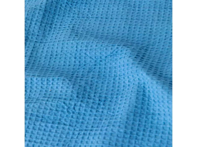 Κουβέρτα Πικέ Waffle Μονή Μπλε 160 x 260 cm