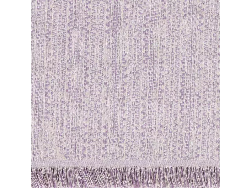 Ριχτάρι Βαμβακερό Πολυθρόνας Boho Λιλά 180 x 180 cm