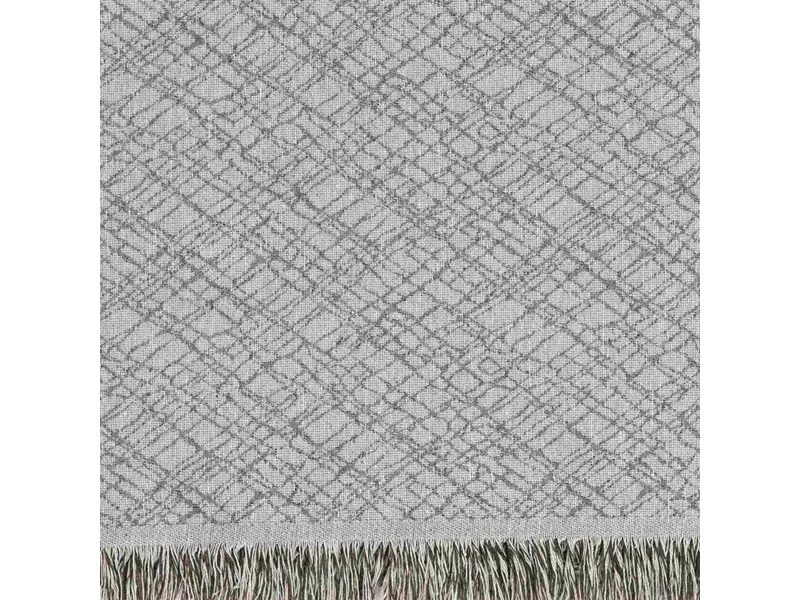 Ριχτάρι Βαμβακερό Τριθέσιο Rhombus Λαδί 180 x 300 cm