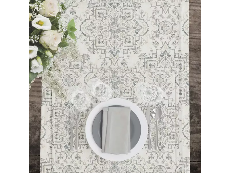 Τραπεζομάντηλο Venus 140x220 Γκρι 140 x 220 cm