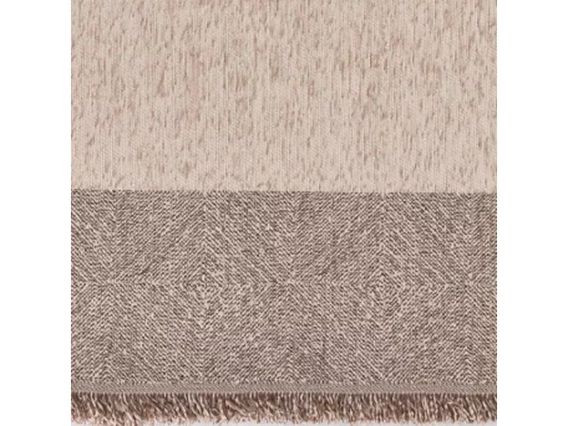 Ριχτάρι Σενίλ Πολυθρόνας Square Μπεζ 180 x 180 cm