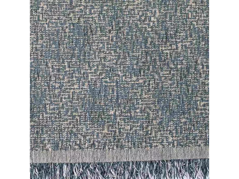 Ριχτάρι Σενίλ Τετραθέσιο Tile Πετρόλ 180 x 350 cm