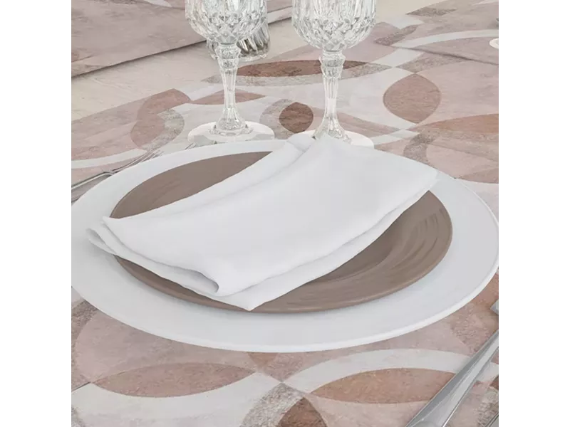 Τραβέρσα Κύκλοι Μπεζ 50 x 180 cm